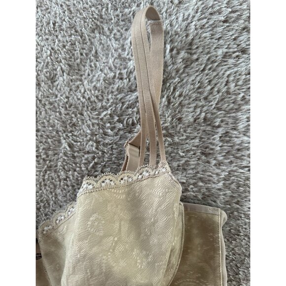 Soma Bra Tan Enticing Lift Balconet Underwire Balconette Stretch 38C - Picture 3 of 11